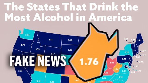 West Virginia is one of the states that drinks the least in America according to this infographic.
